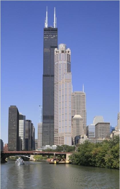 芝加哥的西尔斯大厦,